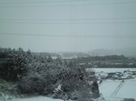 安達太良山は見えず